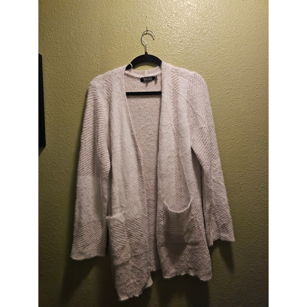 White sweater cardigan by Badgley Mischka - Picture 2 of 4